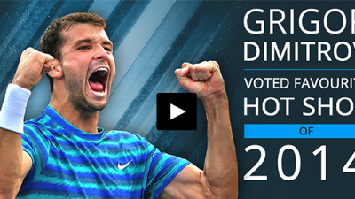 Grigor Dimitrov Wins Hot Shot 2014 Poll