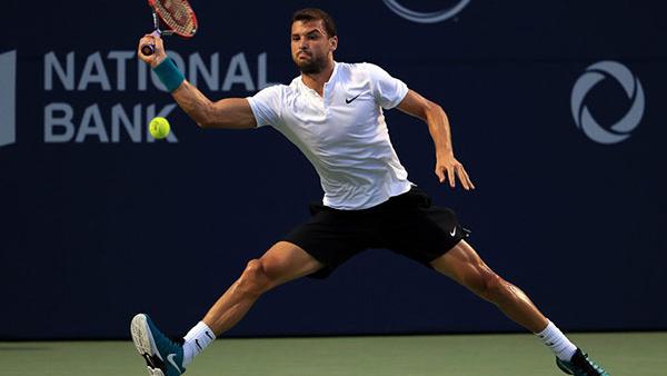 Grigor Dimitrov Plays Kei Nishikori in the Quarterfinals of Rogers Cup