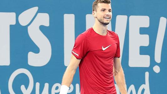 Grigor Dimitrov Starts the New Season against Chardy or Golubev