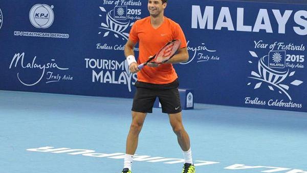 Grigor Dimitrov Starts against Joao Sousa in Kuala Lumpur