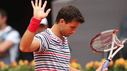 Tough Second Round Win for Grigor Dimitrov in Madrid