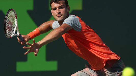 Grigor Dimitrov Defeated Albert Montanes in the Second Round in Miami