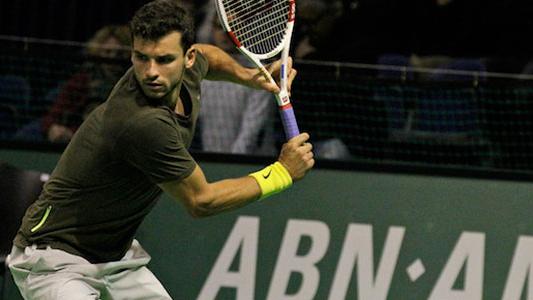 Grigor Dimitrov beat Dmitry Tursunov in a Tough First Round Match in Rotterdam