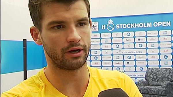 Grigor Dimitrov Starts at If Stockholm Open against Qualifier Krajinovic on Tuesday