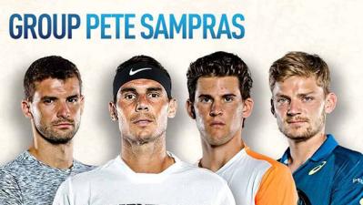 Grigor Dimitrov in the Group of Rafael Nadal at ATP Finals