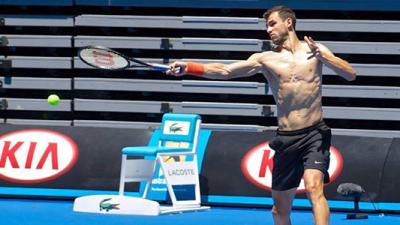 Grigor Dimitrov Plays No 90 Dustin Brown at the Start of Australian Open