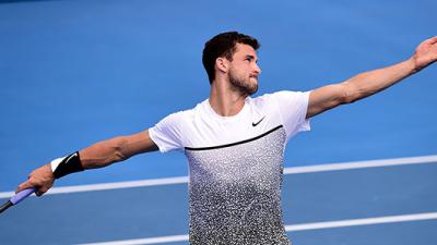 Grigor Dimitrov Battled Past Marcos Baghdatis. Plays Murray in the Fourth Round