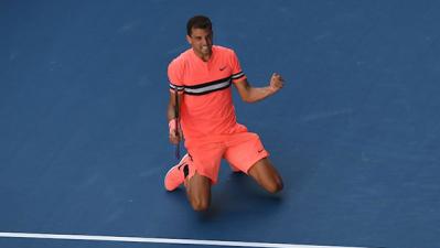 Grigor Dimitrov Rallies past Andrey Rublev In the Third Round in Melbourne