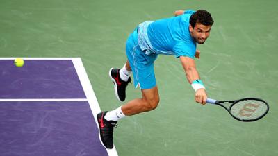 Dimitrov Cruises Past Pospisil at Miami Open