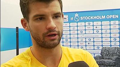 Grigor Dimitrov Starts at If Stockholm Open against Qualifier Krajinovic on Tuesday